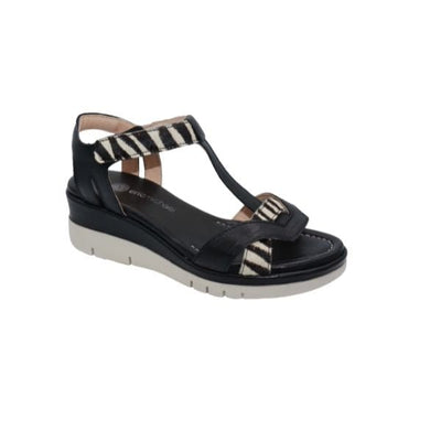 Eric Michael Trixie Women’s Braided Leather Wedge Sandal