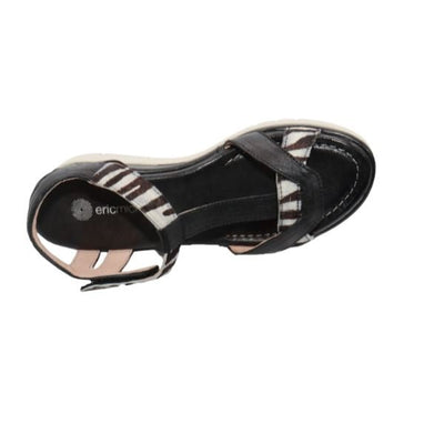 Eric Michael Trixie Women’s Braided Leather Wedge Sandal