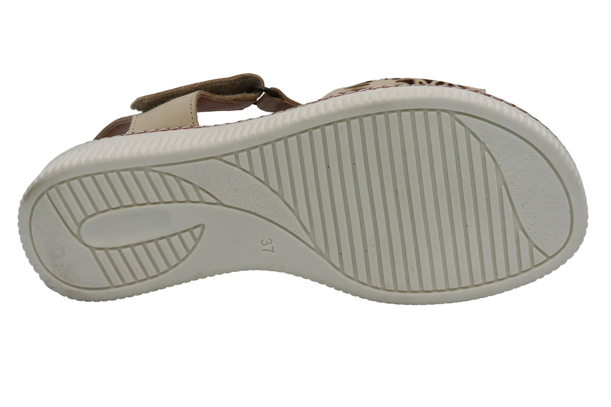 Eric Michael Trudy Geometric Leather Womens Sandal