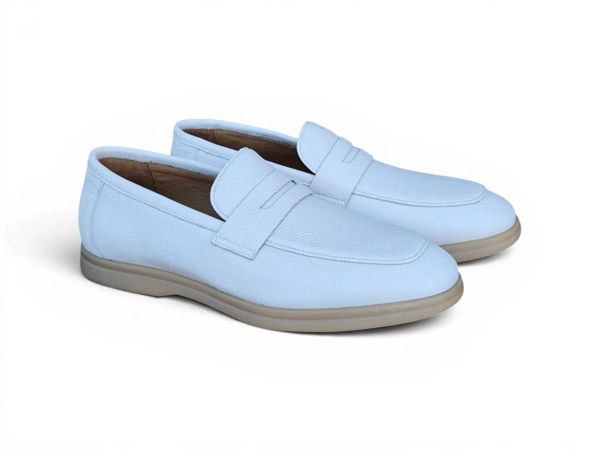 Carrucci Shoes Men's KS Unisex Classic Penny Loafer Calfskin Leather KS715 02