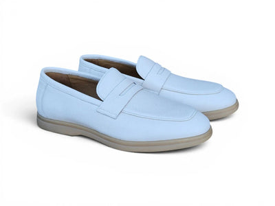 Carrucci Shoes Men's KS Unisex Classic Penny Loafer Calfskin Leather KS715 02