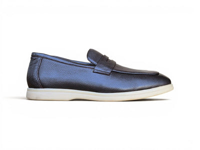 Carrucci Shoes Men's KS Unisex Classic Penny Loafer Calfskin Leather KS715 02