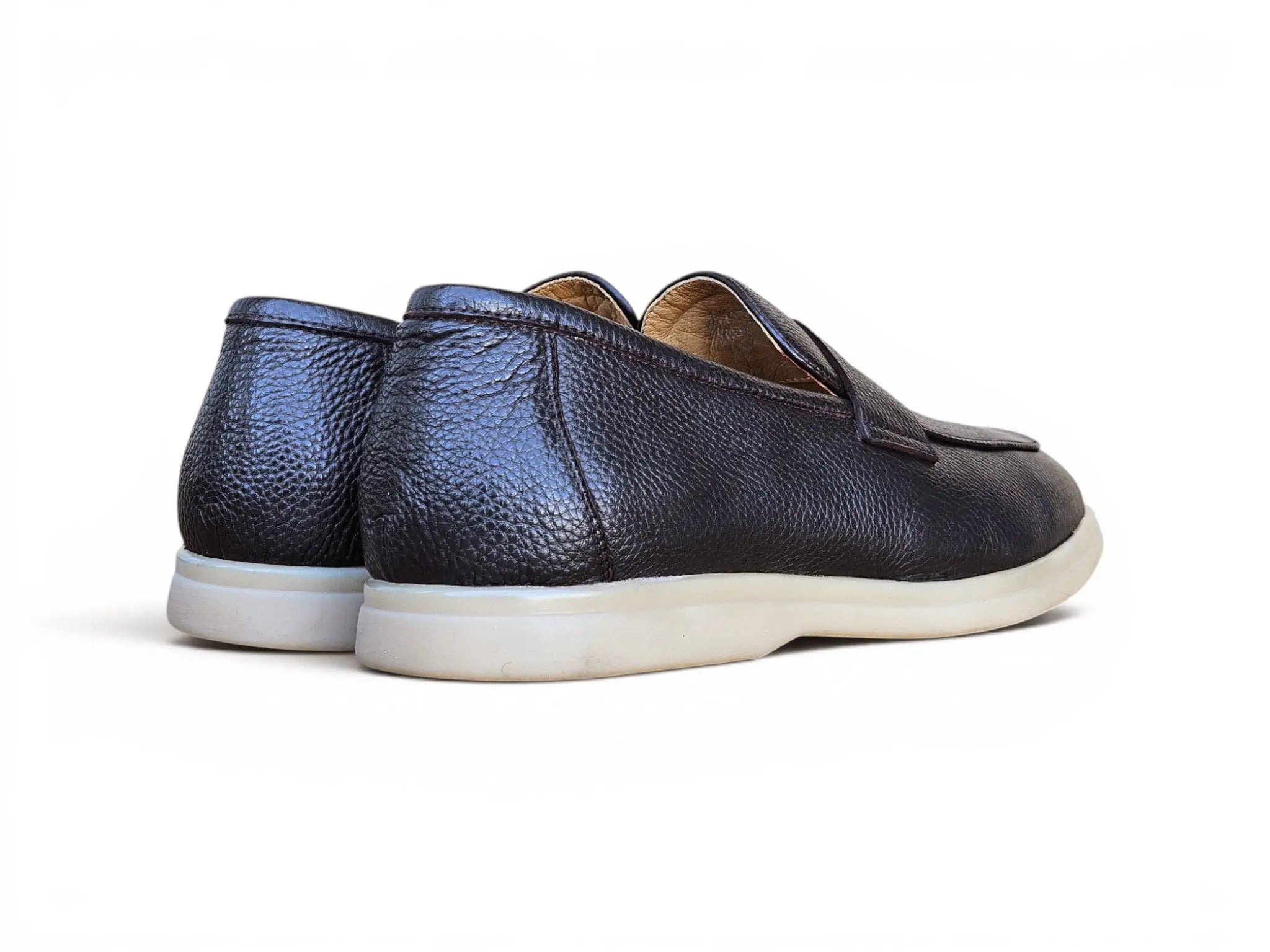Carrucci Shoes Men's KS Unisex Classic Penny Loafer Calfskin Leather KS715 02