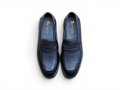 Carrucci Shoes Men's KS Unisex Classic Penny Loafer Calfskin Leather KS715 02