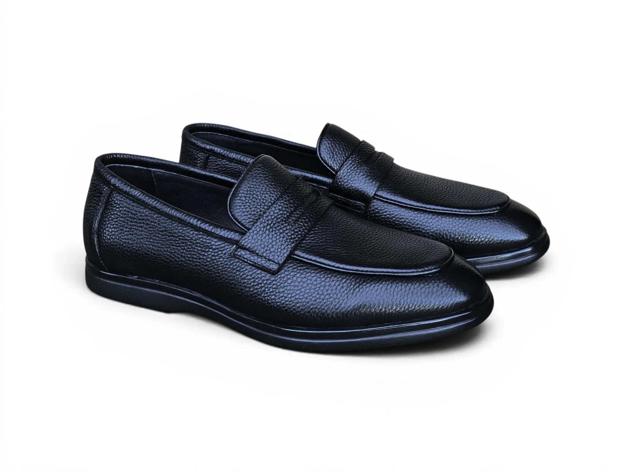 Carrucci Shoes Men's KS Unisex Classic Penny Loafer Calfskin Leather KS715 02