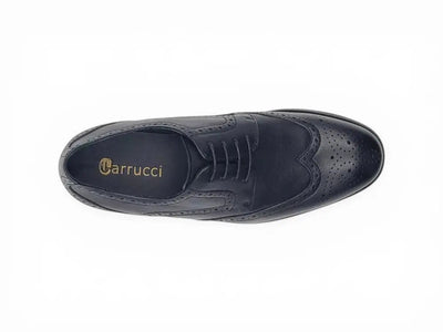 Carrucci Shoes Blucher Style Oxford Tumbled Calf Leather Flex Sole KS621 01 view 13