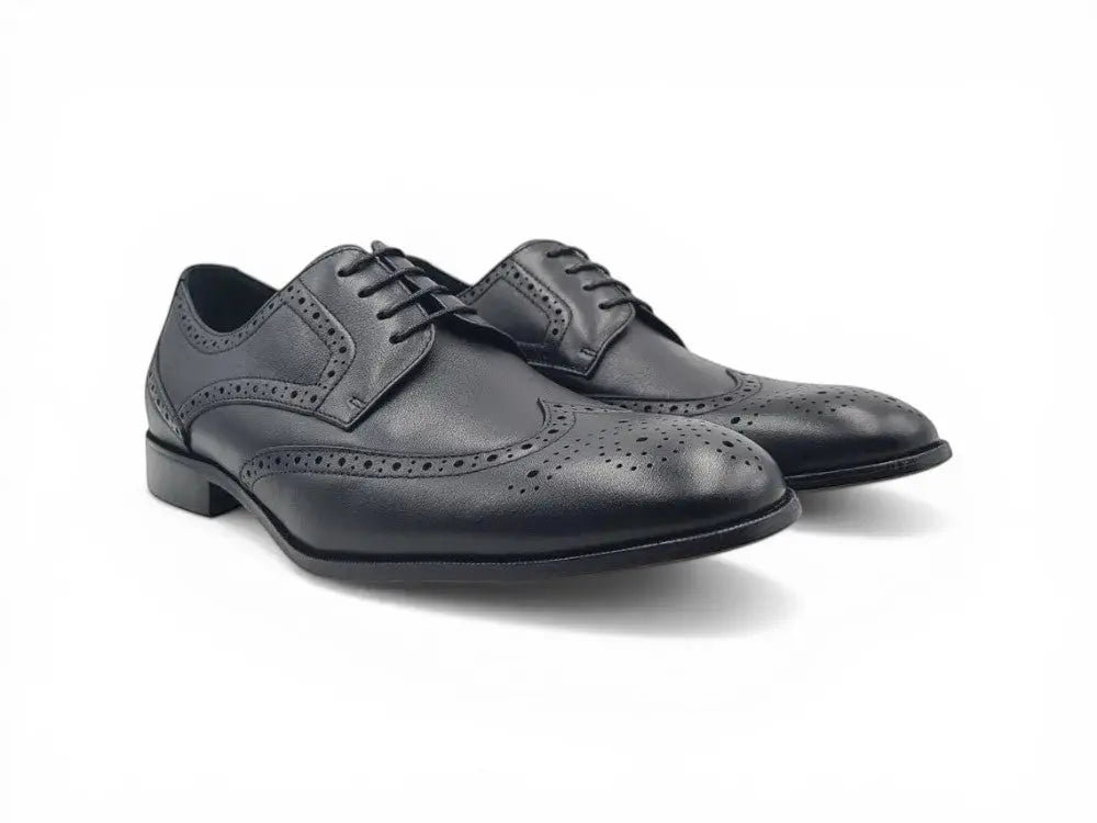 Carrucci Shoes Blucher Style Oxford Tumbled Calf Leather Flex Sole KS621 01 view 11