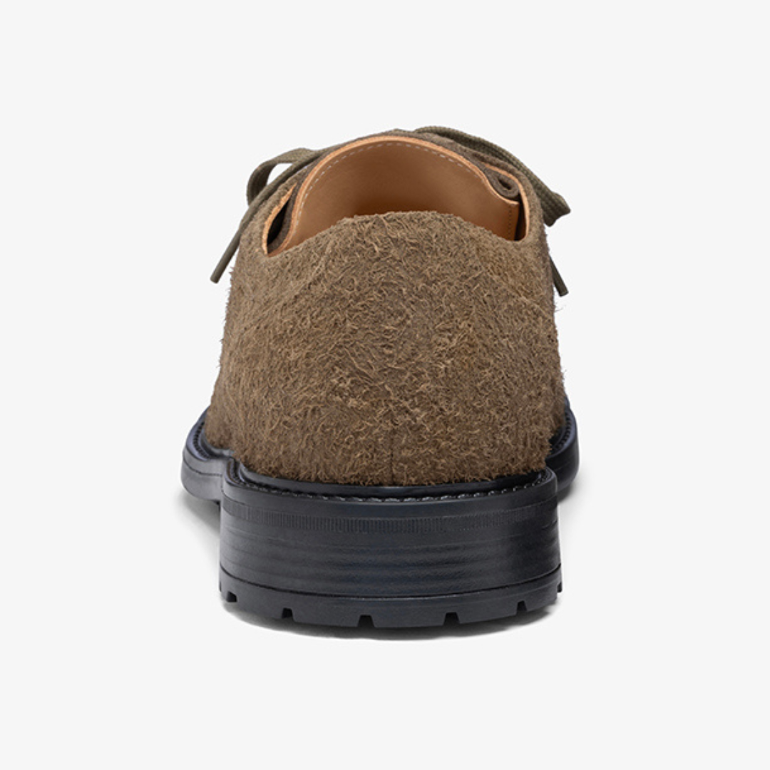 Del Toro Shoes Men's Antelope Textured Suede Tuscan Moc Boot