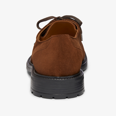Del Toro Shoes Men's Chestnut Suede Tuscan Moc Boot