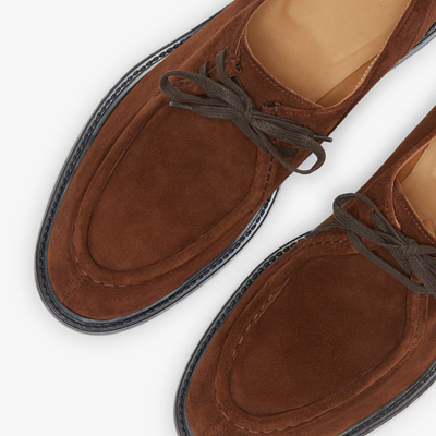 Del Toro Shoes Men's Chestnut Suede Tuscan Moc Boot