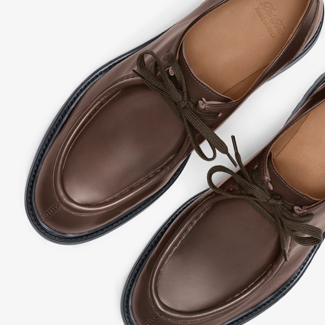 Del Toro Shoes Men's Brown Leather Tuscan Moc Boot