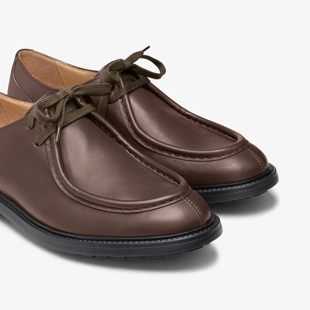 Del Toro Shoes Men's Brown Leather Tuscan Moc Boot