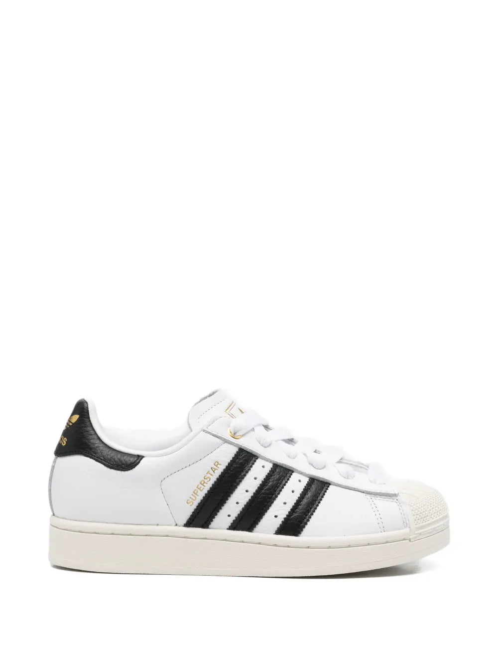 adidas Superstar II Men's Sneakers — White/Black Leather Low-Top
