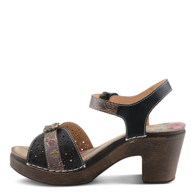 L'ARTISTE UPPERBUCK SANDALS