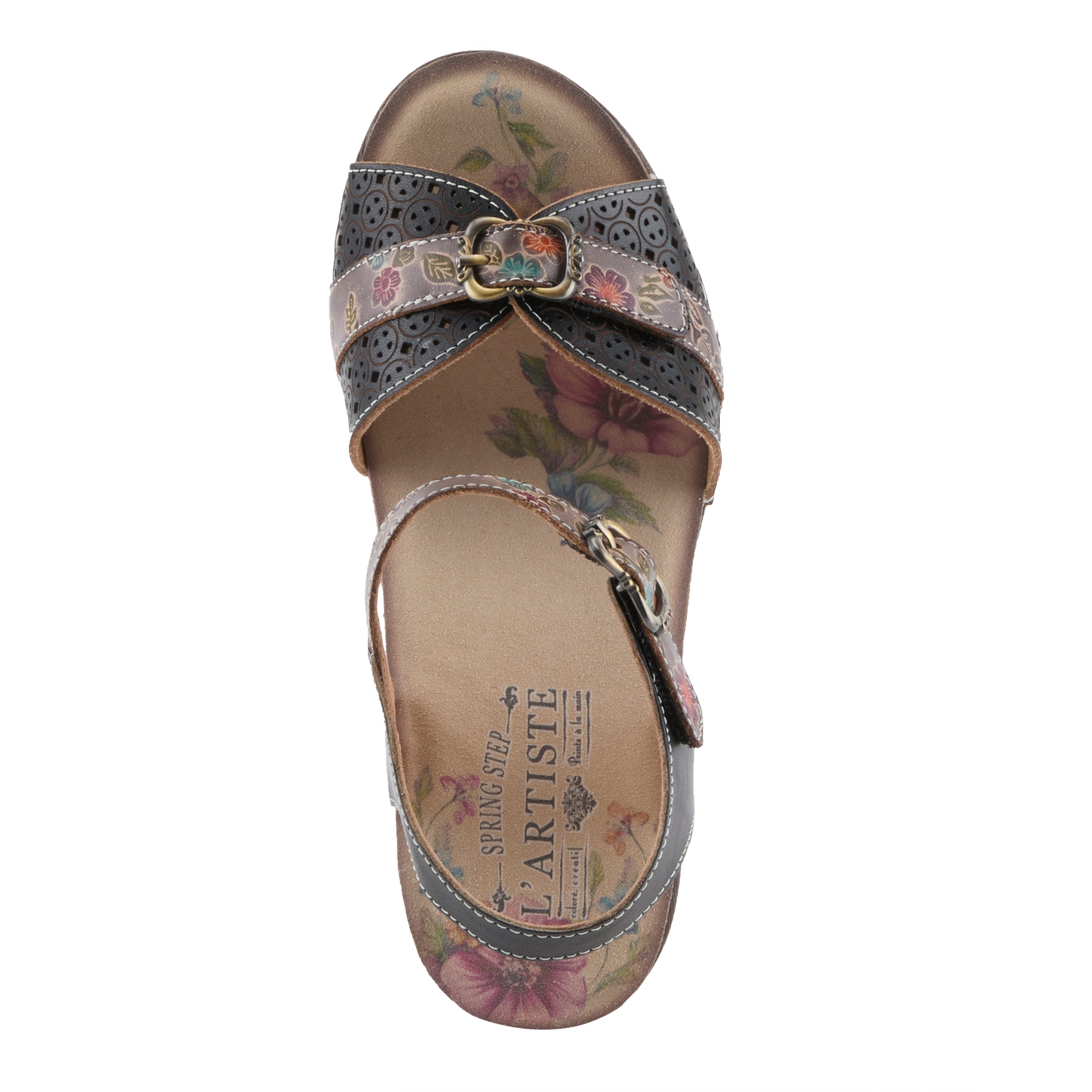 L'ARTISTE UPPERBUCK SANDALS