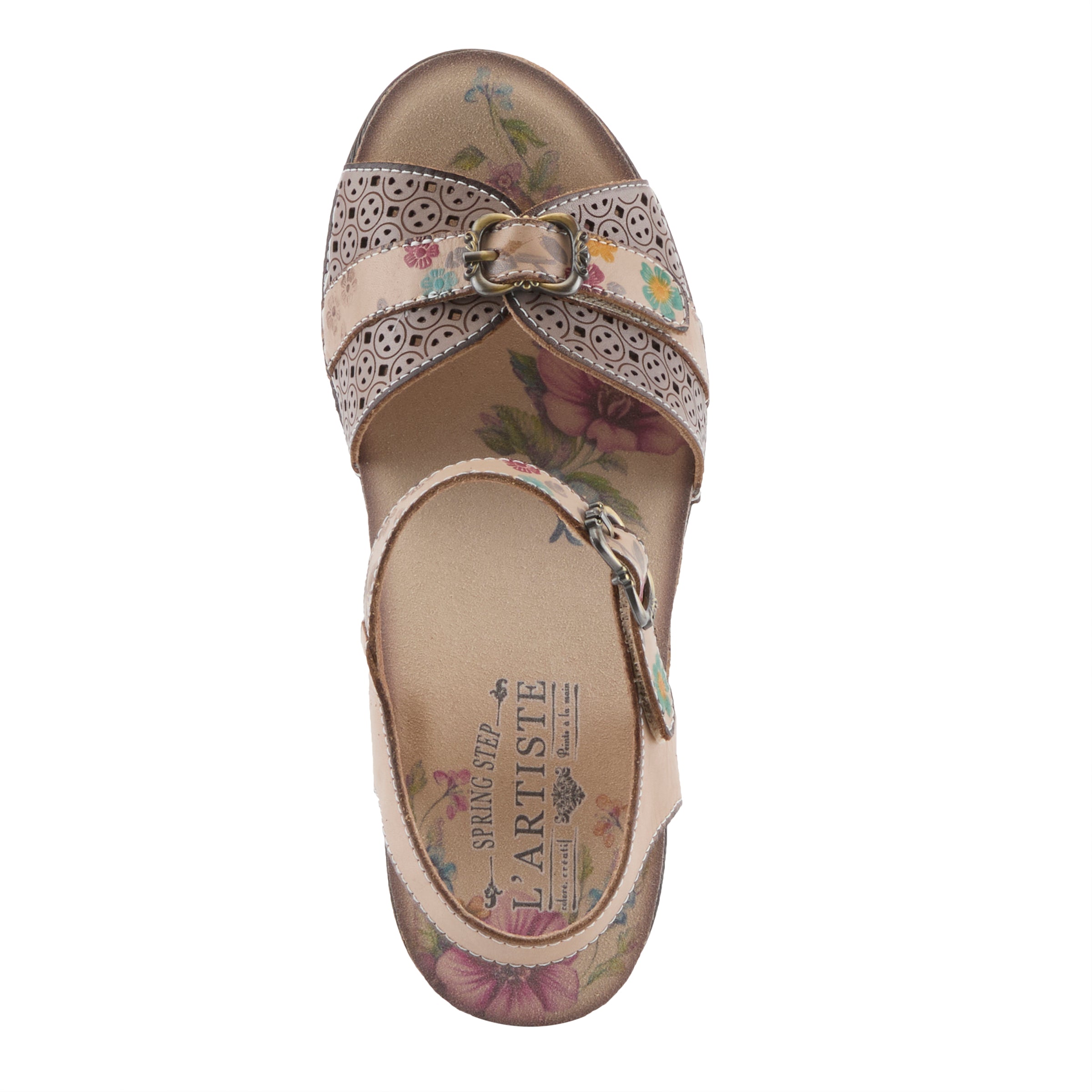 L'ARTISTE UPPERBUCK SANDALS