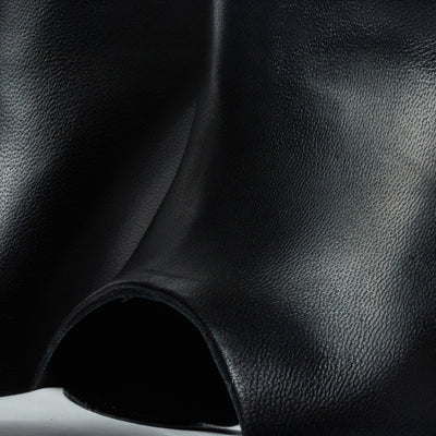 The Cymmer Black Leather Women Sandal