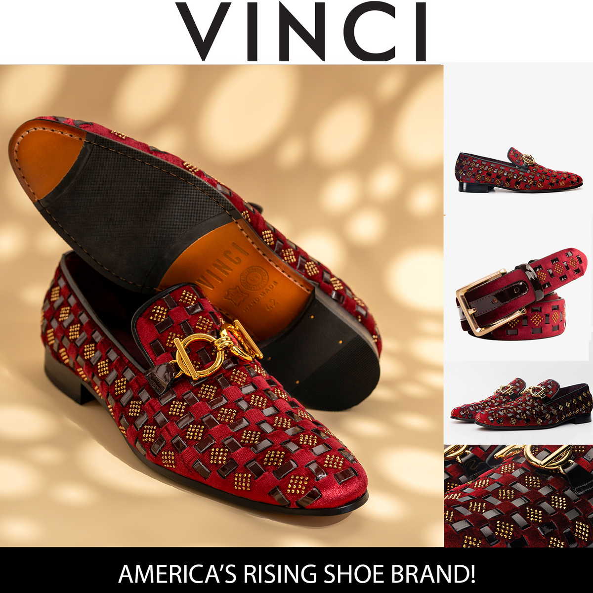 Vinci Leather The Vicino Shoe Burgundy Bit Dress Loafer Limited Edition Men Shoe – product view 7