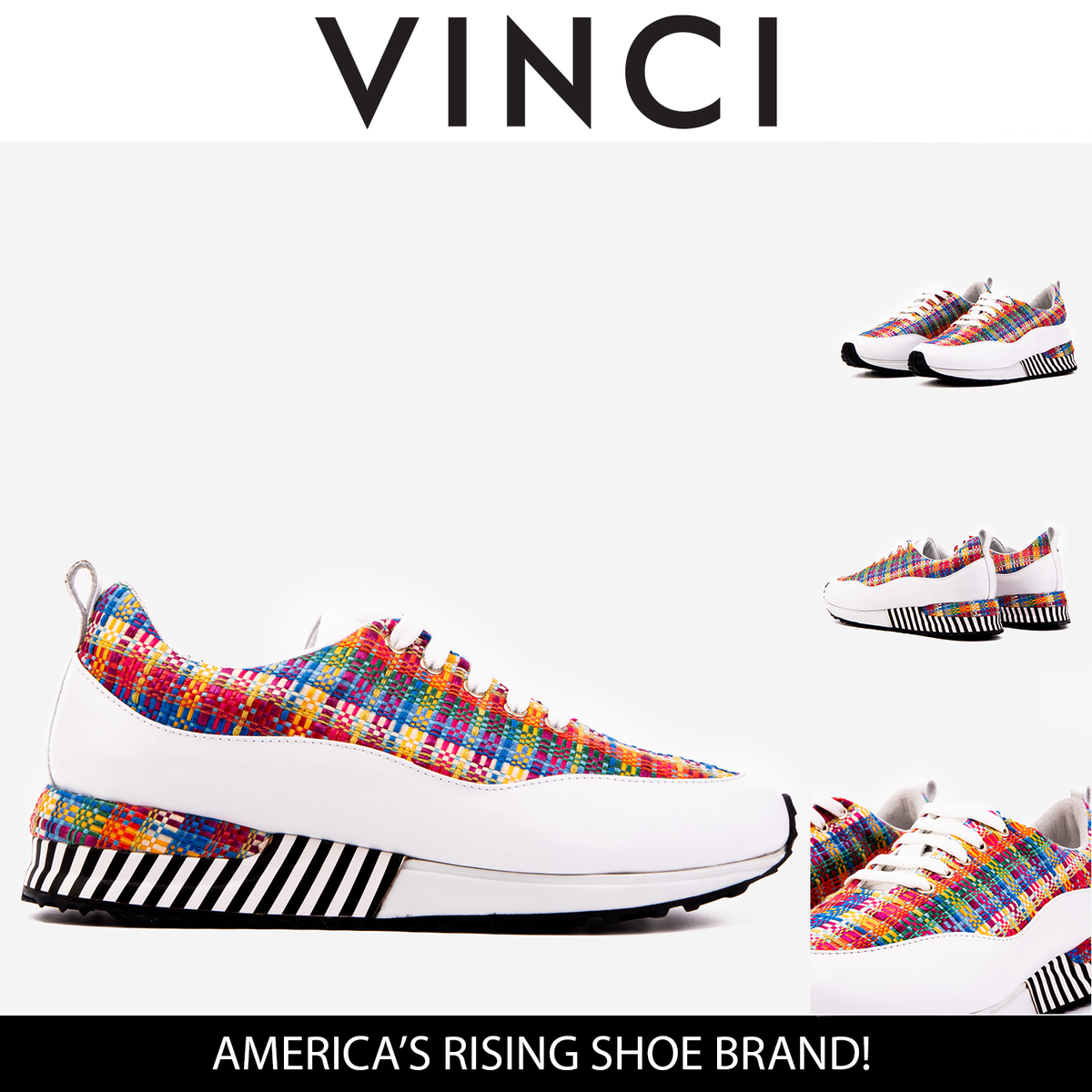 Vinci Leather The Valencia White Leather Women Sneaker – product view 7