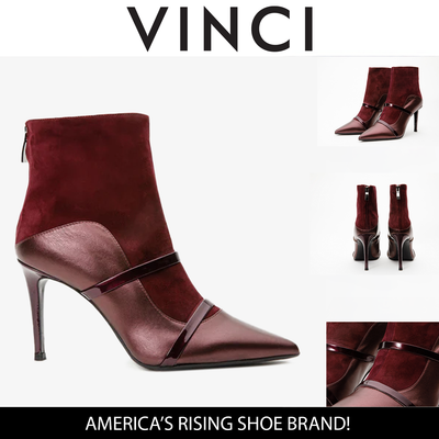The Manila Burgundy Leather Ankle Women Boot
