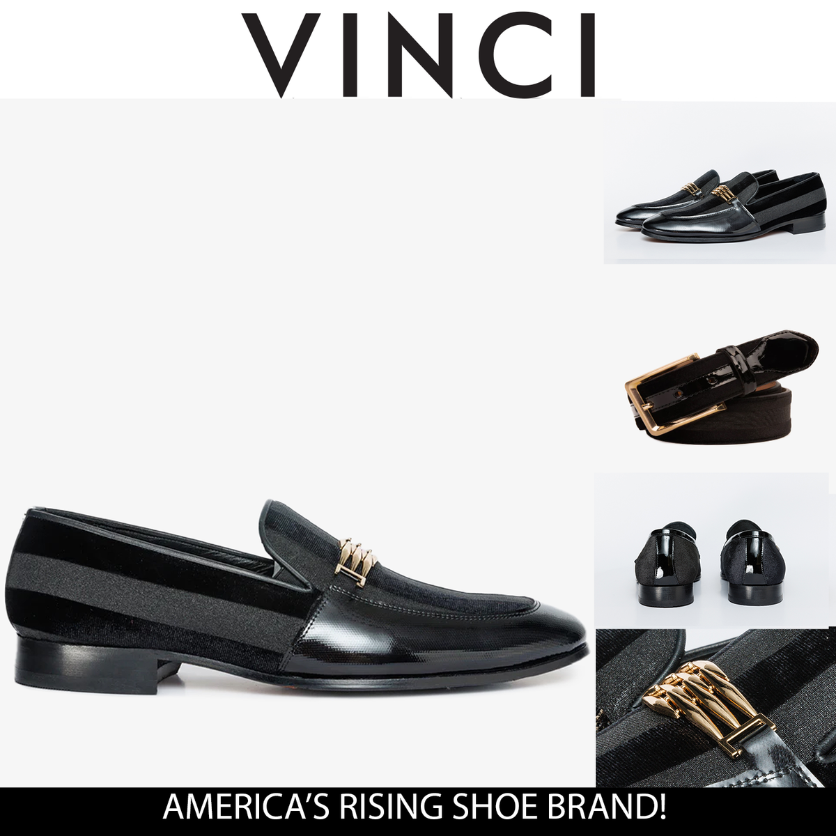 Vinci Leather The Pontalto Leather Men Shoe Black Bit Loafer – product view 10