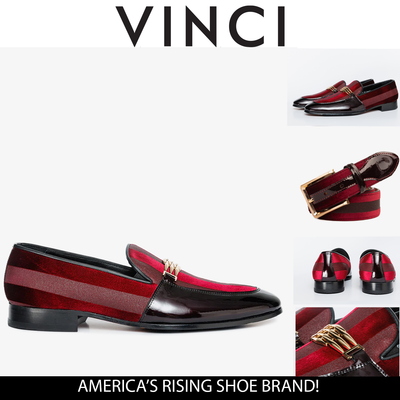 Vinci Leather The Pontalto Leather Men Shoe Burgundy Bit Loafer – product view 5