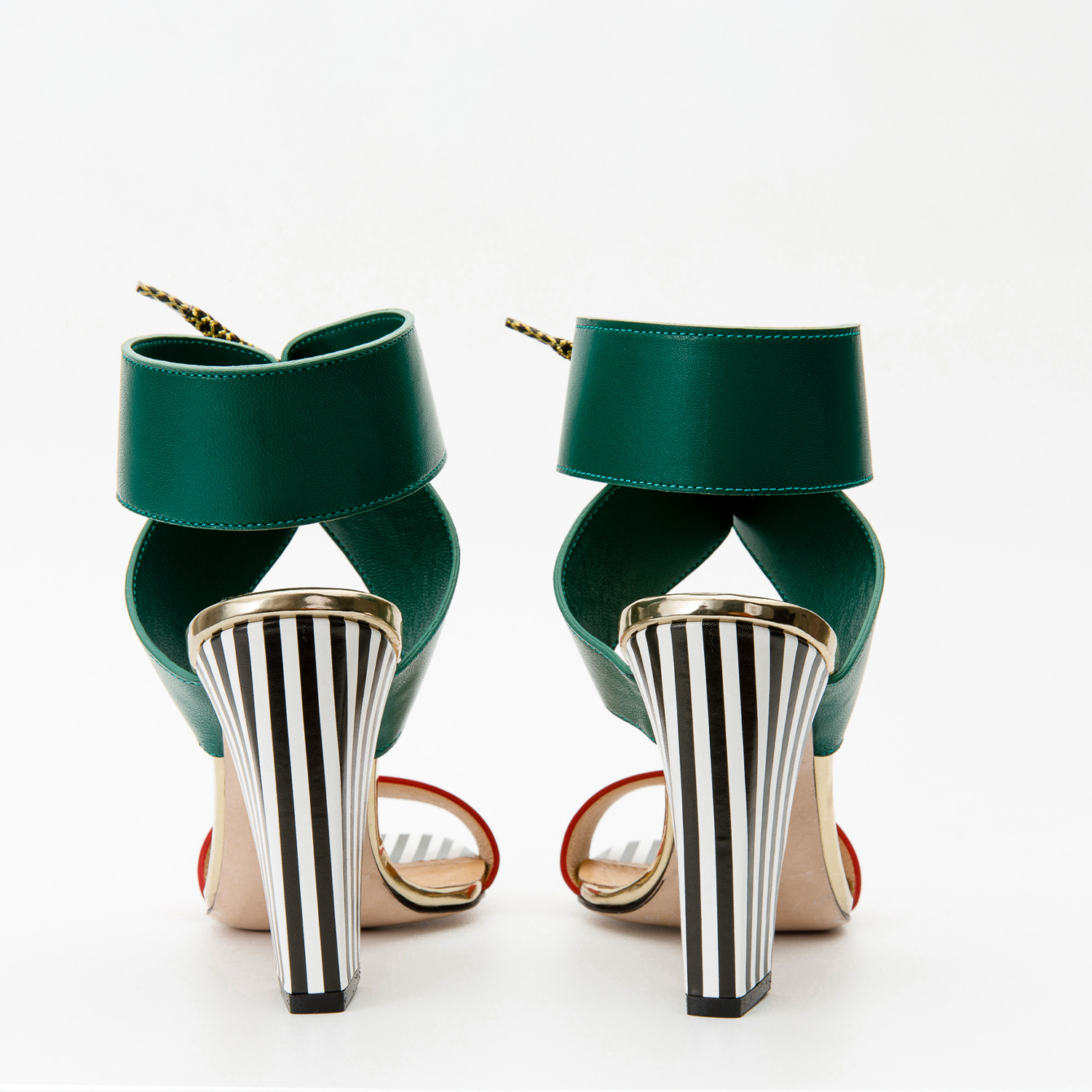 The Bloke Ankle Strap Multicolor Leather Women Sandal