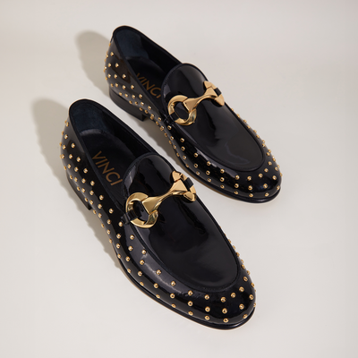 Vinci Leather The Jupiter  Shoe Black Spike Leather  Bit Dress Loafer Limited Edition Men  Shoe – product view 7