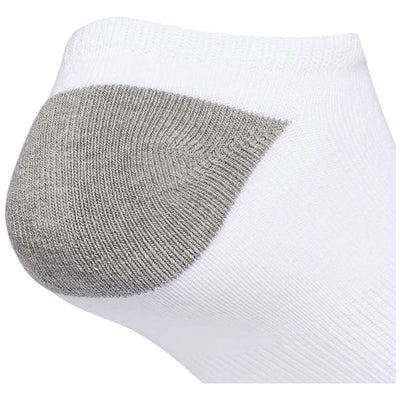 adidas Originals Men's Roller No Show Socks (3-Pair) - White/Black/Heather Grey