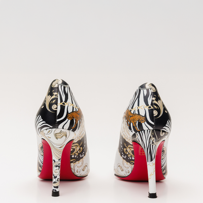 Vinci Leather The Perugia White Leather Pump Women Shoe – product view 4
