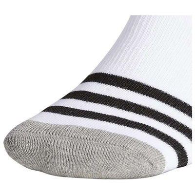 adidas Originals Men's Roller No Show Socks (3-Pair) - White/Black/Heather Grey