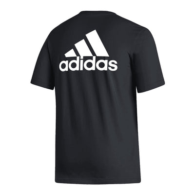 adidas Men's Juventus Short Sleeve Crest Tee - BLACK / WHITE
