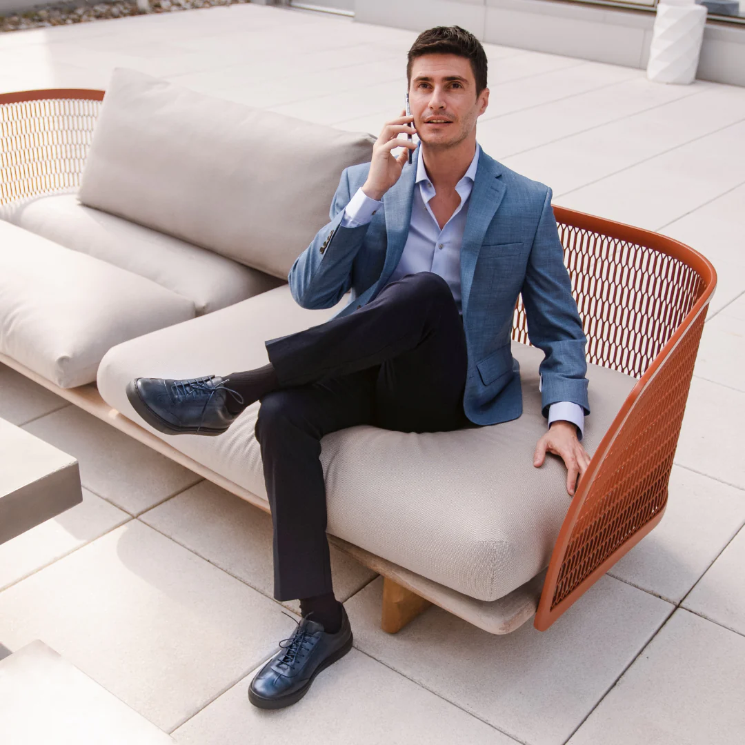 Men's Rigoletto - Dark Blue – product view 5