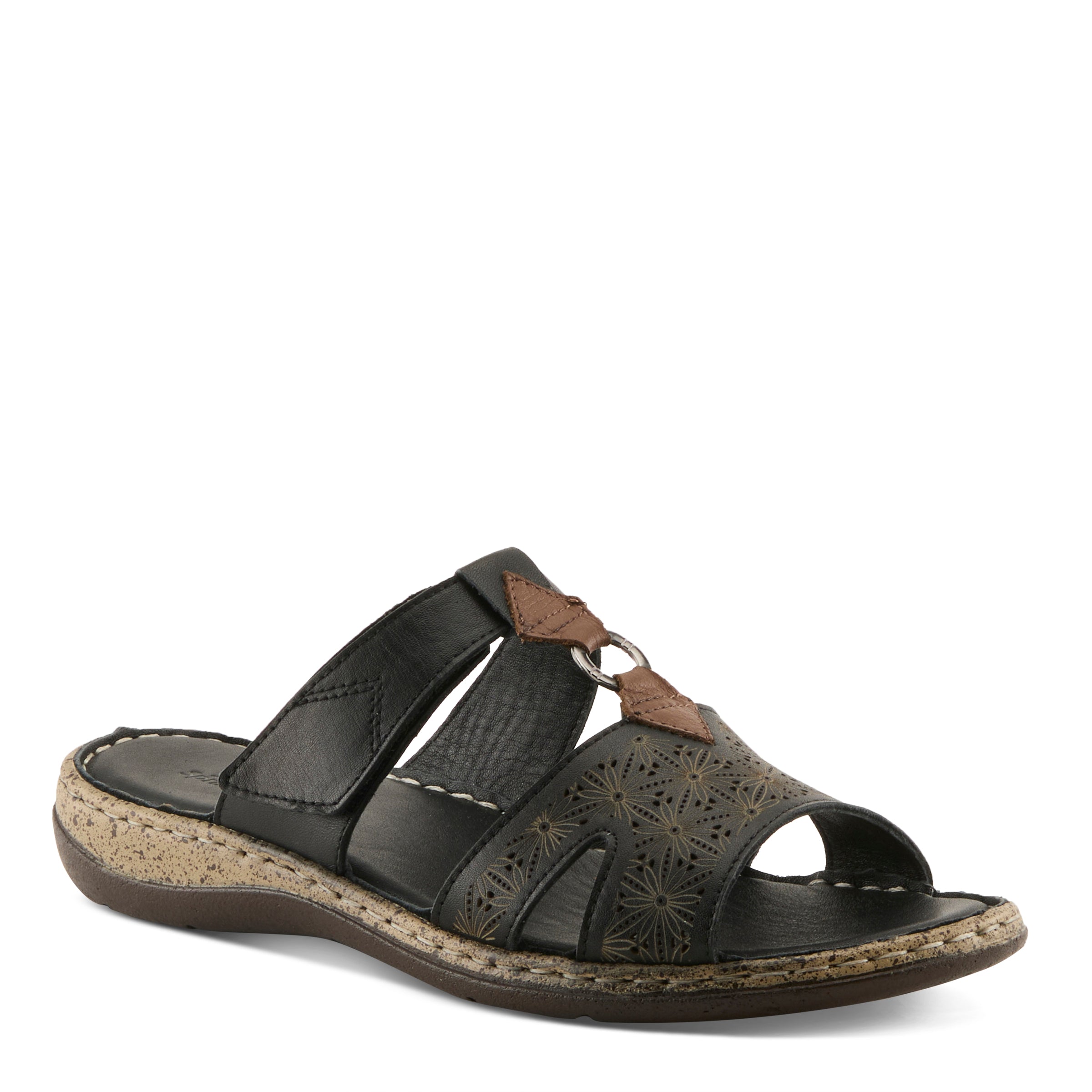 Spring Step SPRING STEP VIRELLE SANDALS sandal in black with comfortable everyday design