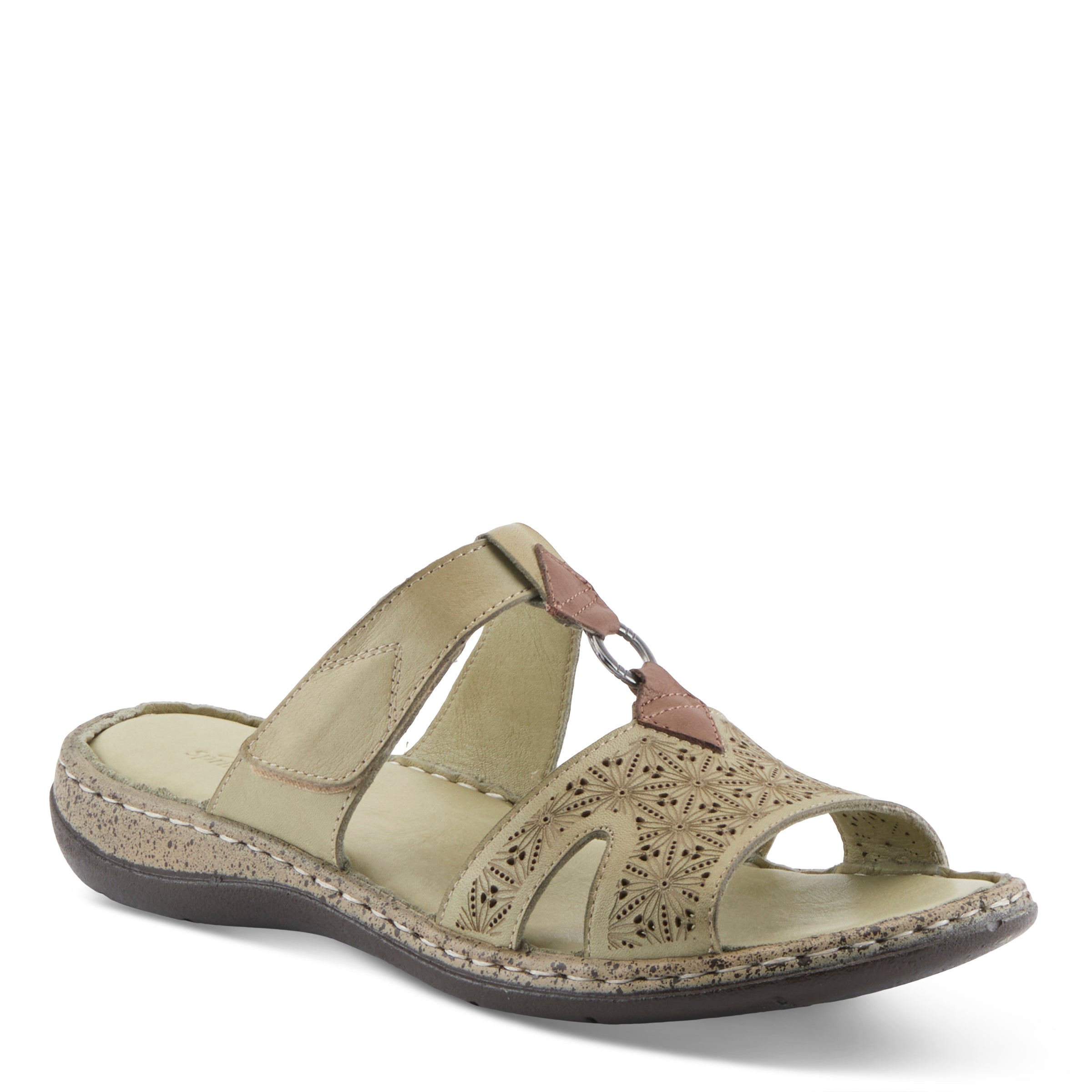 Spring Step SPRING STEP VIRELLE SANDALS sandal in sage green with comfortable everyday design