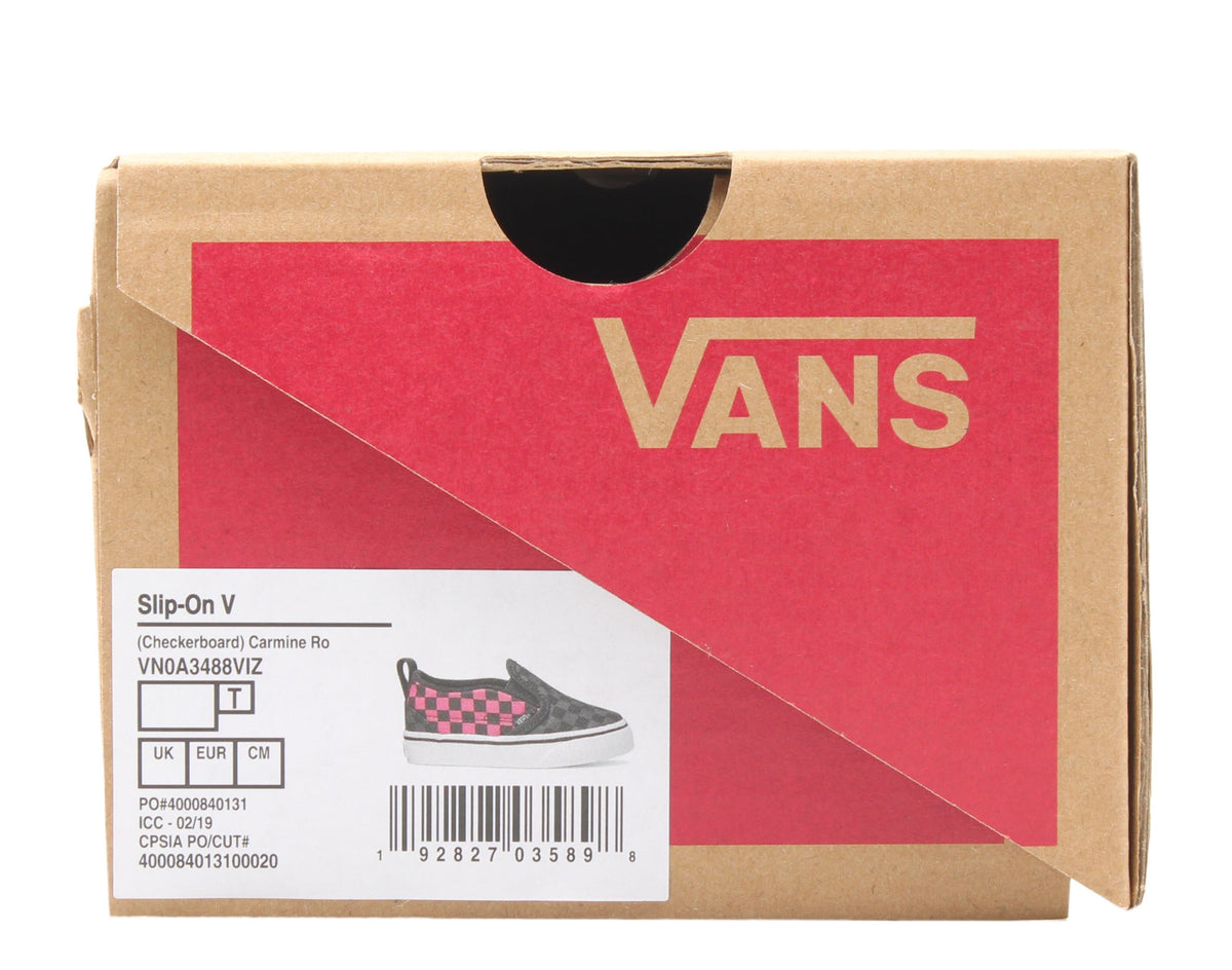 Vans CB Baby/Toddler (TD) Sneakers — Carmine/Rose Low-Top – product view 7