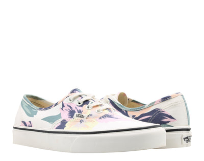Vans Authentic Marshmallow Sneakers — Vintage Floral Low-Top