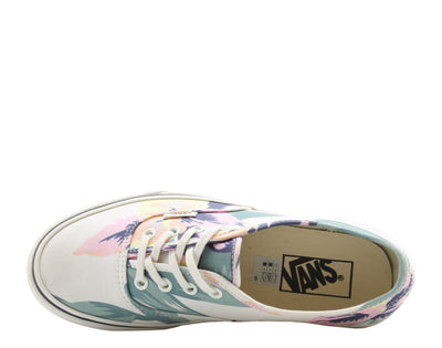 Vans Authentic Marshmallow Sneakers — Vintage Floral Low-Top