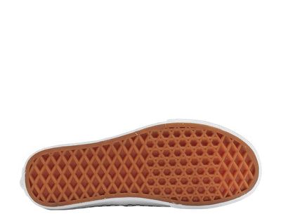 Vans Authentic Check Foxing Sneakers — True White Low-Top