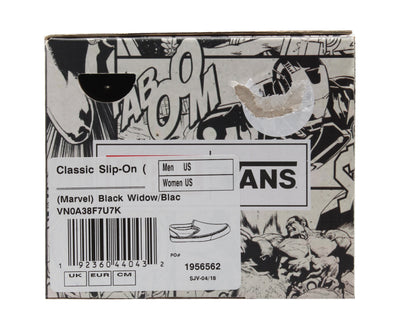 Vans Classic Marvel Widow Sneakers — Black Low-Top