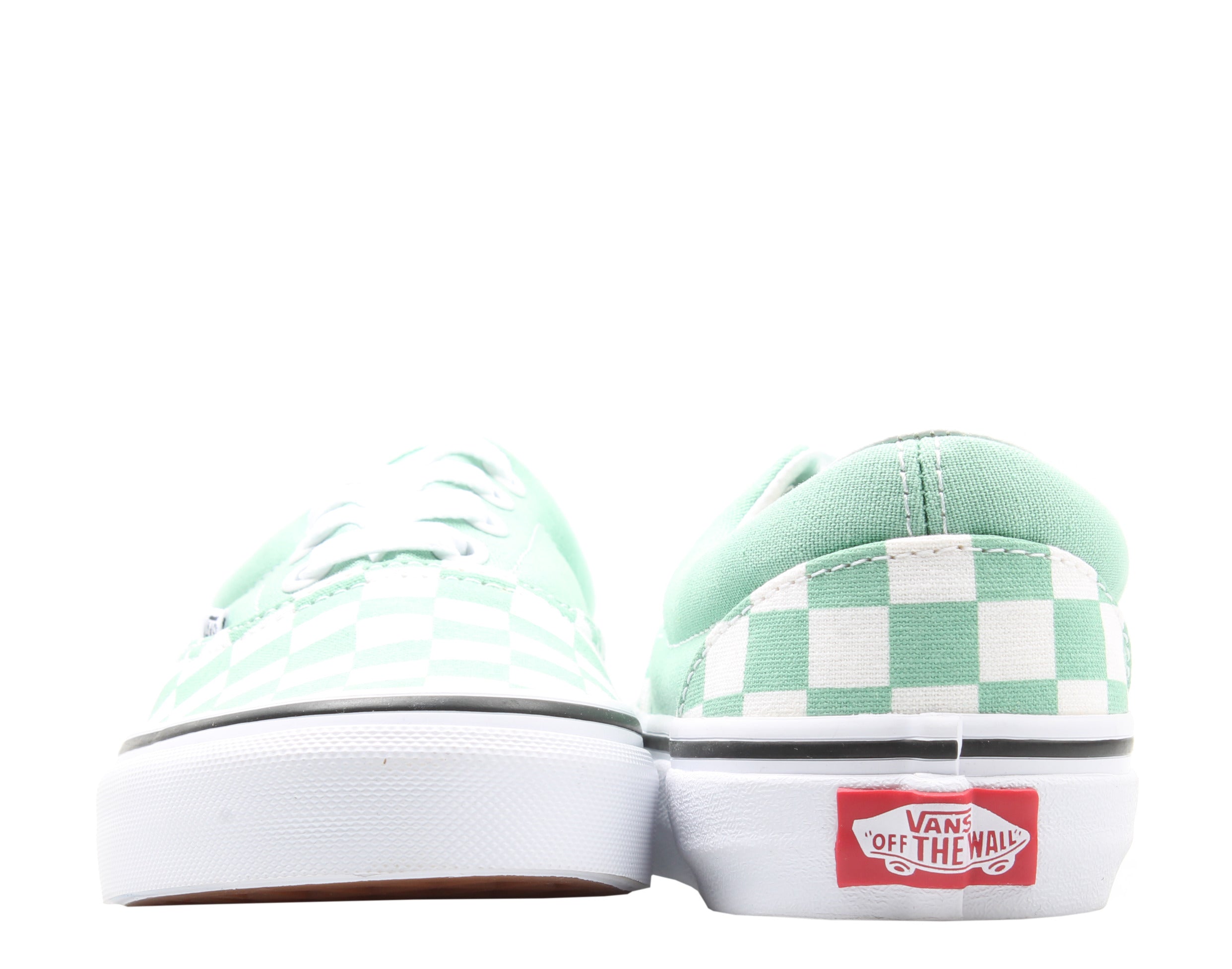 Vans Era Neptune Sneakers — True White/Checkerboard/Green Low-Top