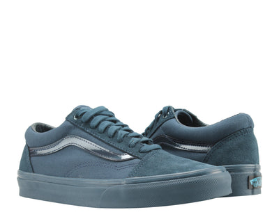 Vans Old Skool Mono Classic Sneakers — Dark Teal Low-Top