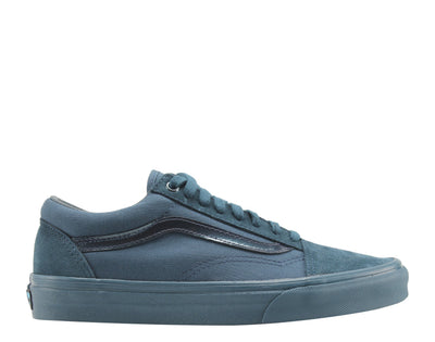 Vans Old Skool Mono Classic Sneakers — Dark Teal Low-Top