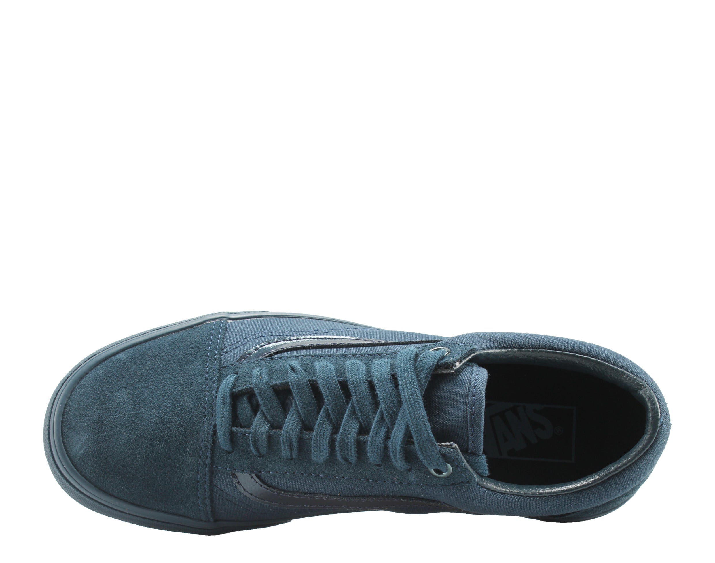 Vans Old Skool Mono Classic Sneakers — Dark Teal Low-Top