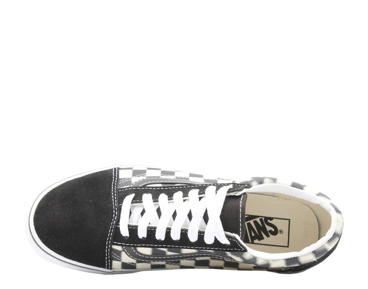 Vans Old Skool Blur Check Classic Sneakers — Black Low-Top – product view 4