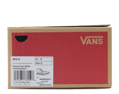 Vans Sk8 Hi Flame Classic Hi Top Sneakers — True White