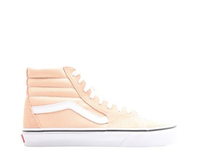 Vans Sk8 Hi Classic Bleached Apricot Sneakers — White High-Top