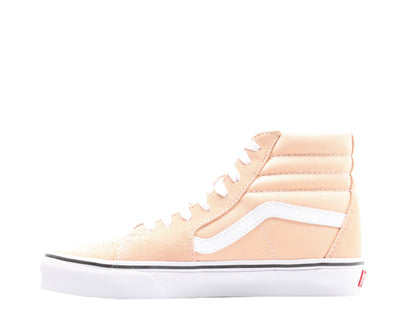 Vans Sk8 Hi Classic Bleached Apricot Sneakers — White High-Top