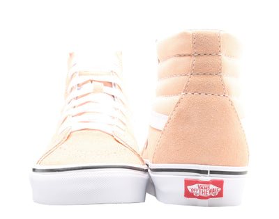 Vans Sk8 Hi Classic Bleached Apricot Sneakers — White High-Top