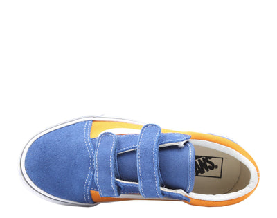 Vans Old Skool POP OG Kids' Sneakers — Blue/Gold Low-Top